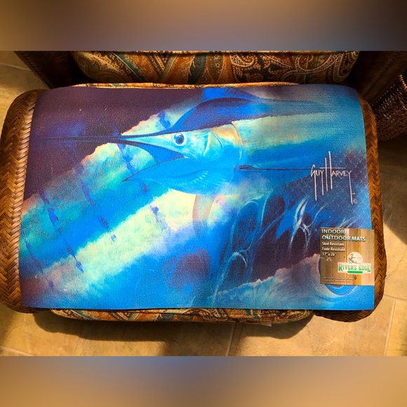 River’s Edge Other Rivers Edge Indooroutdoor Mat By Guy Harvey Nwt